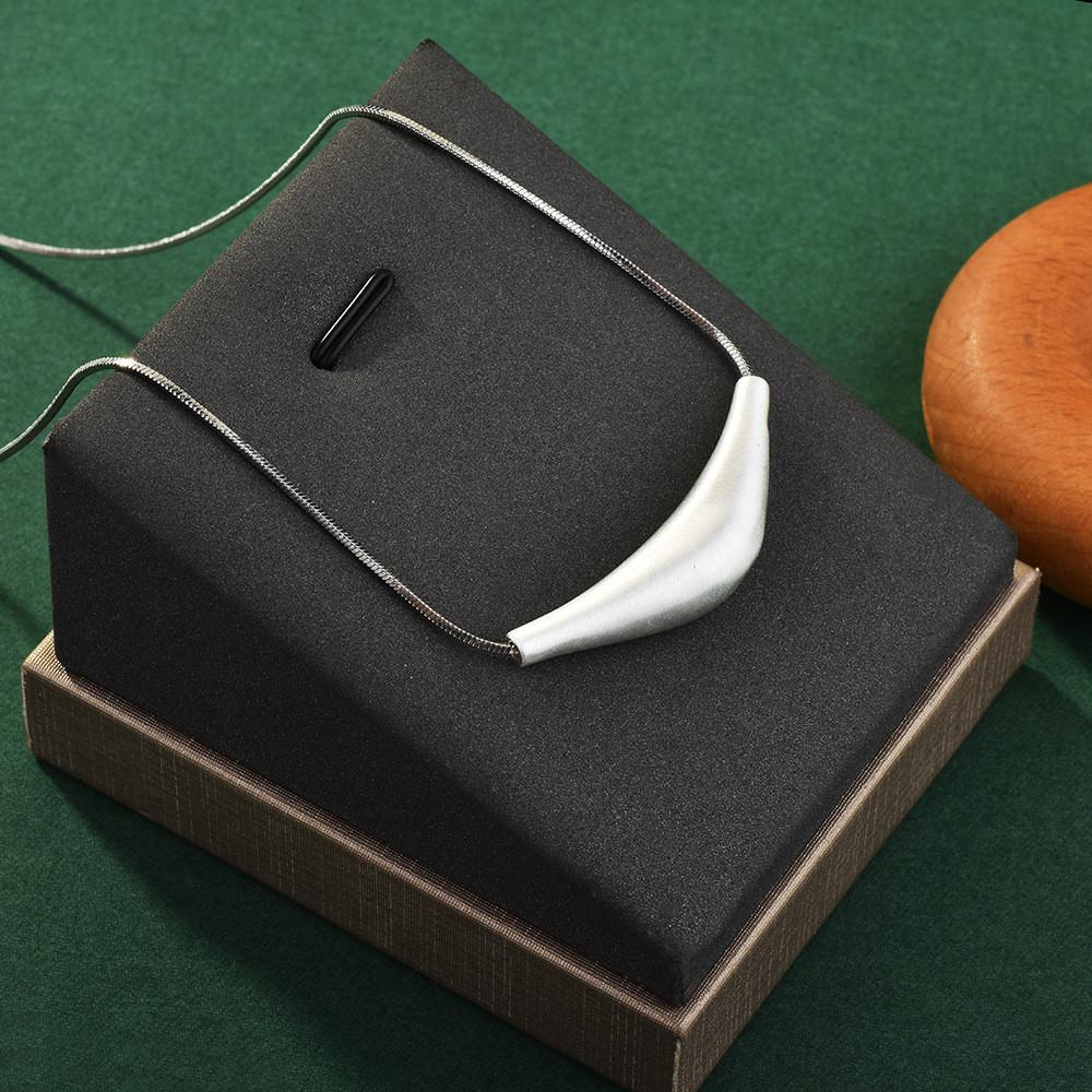 Chic Geometric Pendant Necklace For Women With Snake Chain And Hypoallergenic Titanium Steel