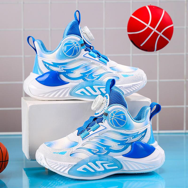 Girls' Shock-Absorbing Sports Shoes - Autumn/Winter Style - Basketball & Running Shoes for Medium to Large Children