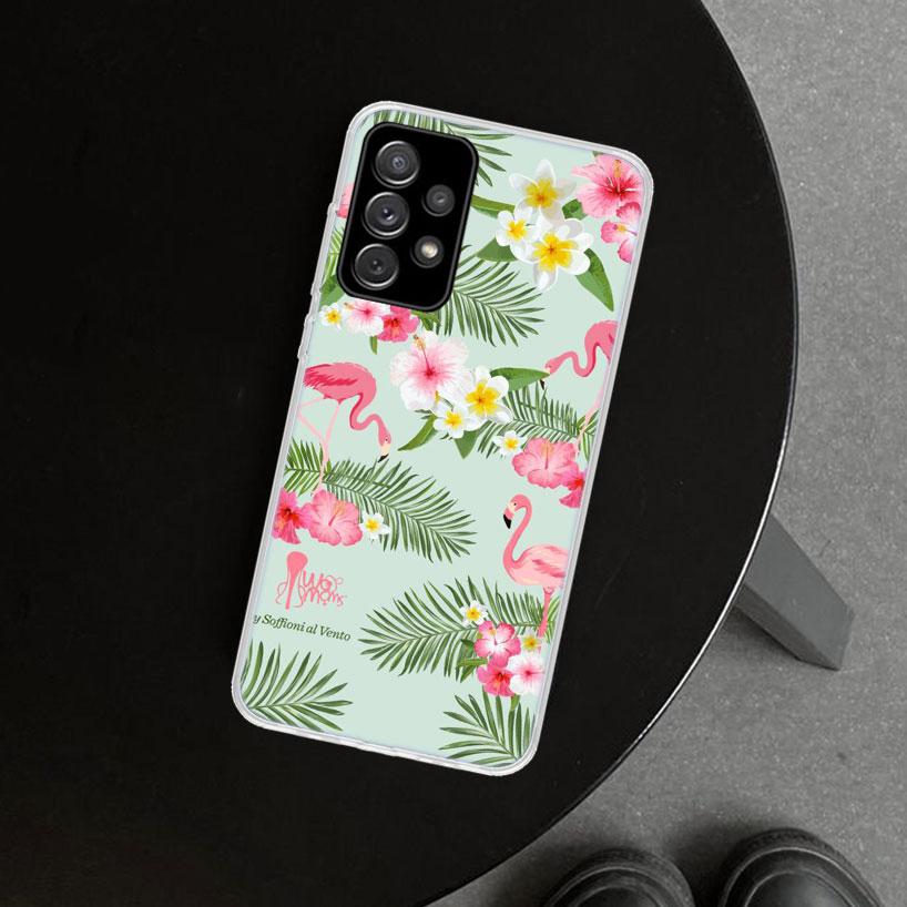 Pink Red Flamingo Bird Phone Case Cover For Samsung Galaxy A17 A16 A26 A36 A56 A57 A37 A15 A25 A35 A55 A14 A24 A34 A54 A13 A23 A