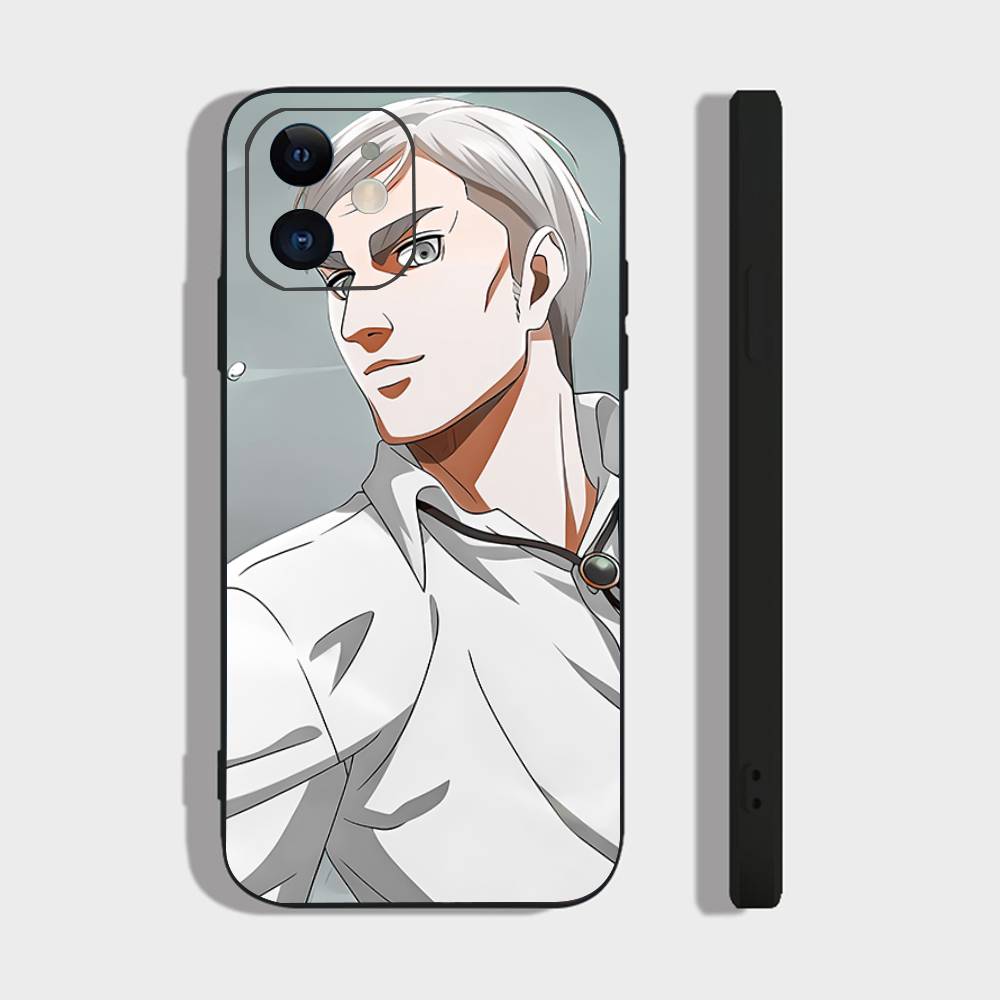 Erwin Smith Anime Phone Case For IPhone 17 Air 16 15 14 13 Pro Max 11 12 Black Silicone Cover