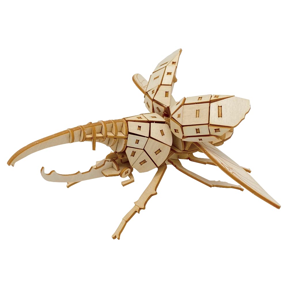 Tsukurundesu Pocket Bugs Hercules Beetle with Japanese Instructions