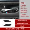 Car Door Bowl Sticker Door Pull Handles Decal Carbon Fiber for BMW F30 F31 F34 3GT F32 F33 F36 3 4 Series 2013- Accessories