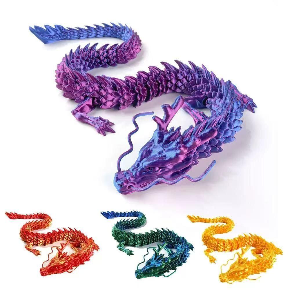 Full Body Joints Rotatable Articulated Dragon Chinese Dragon Ornaments  Home Ornaments