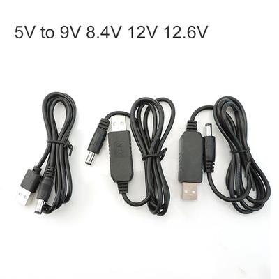 USB DC 5V To USB 9V 8.4V 12V 12.6V Step UP Module Power Boost Line Power Supply Cable Adapter Converter 5.5X2.1mm for Router