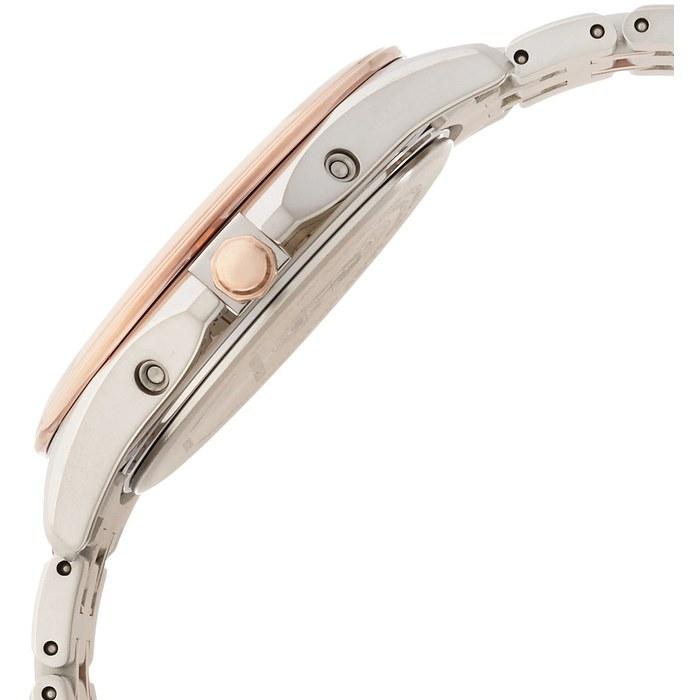 Citizen EXCEED CB1084-51A Men's Eco-Drive Radio Watch Silver/Pink Gold