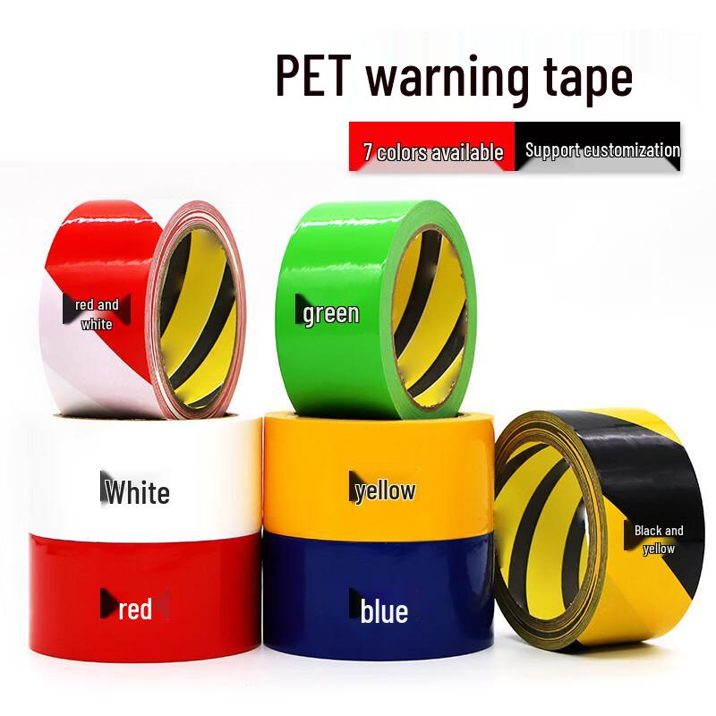 MOLI PET Warning Zebra Tape