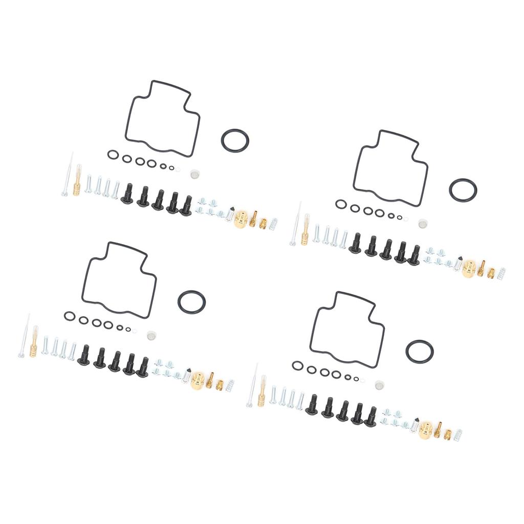 124 st Motorcykel Förgasare Reparationssats med Huvudmunstycke Packningar Ersättning för Ninja ZX9R 1998‑1999