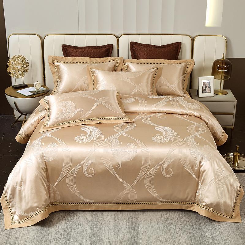 

15 цветов высококачественных хлопковых простыней, комплекты одеял, свадебное постельное белье из четырех предметов, жаккардовые простыни плюс хлопковое покрывало 1.8m bed