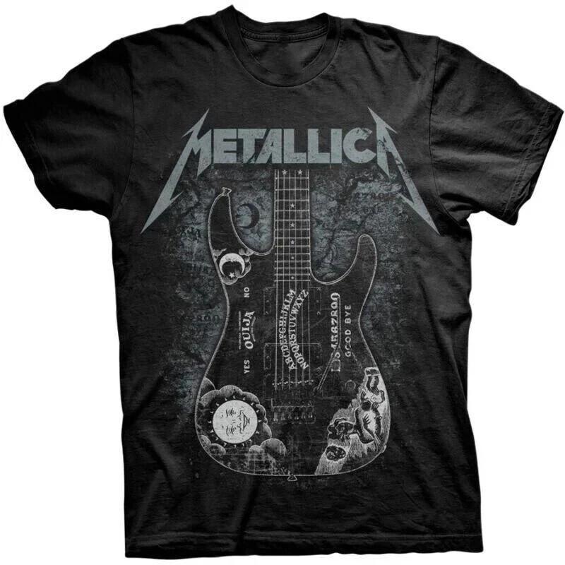 Rock Guitar Theme Tee Ouija Design T-Shirt Unisex Fit Cotton S-4XL Unisex T-Shirt XL