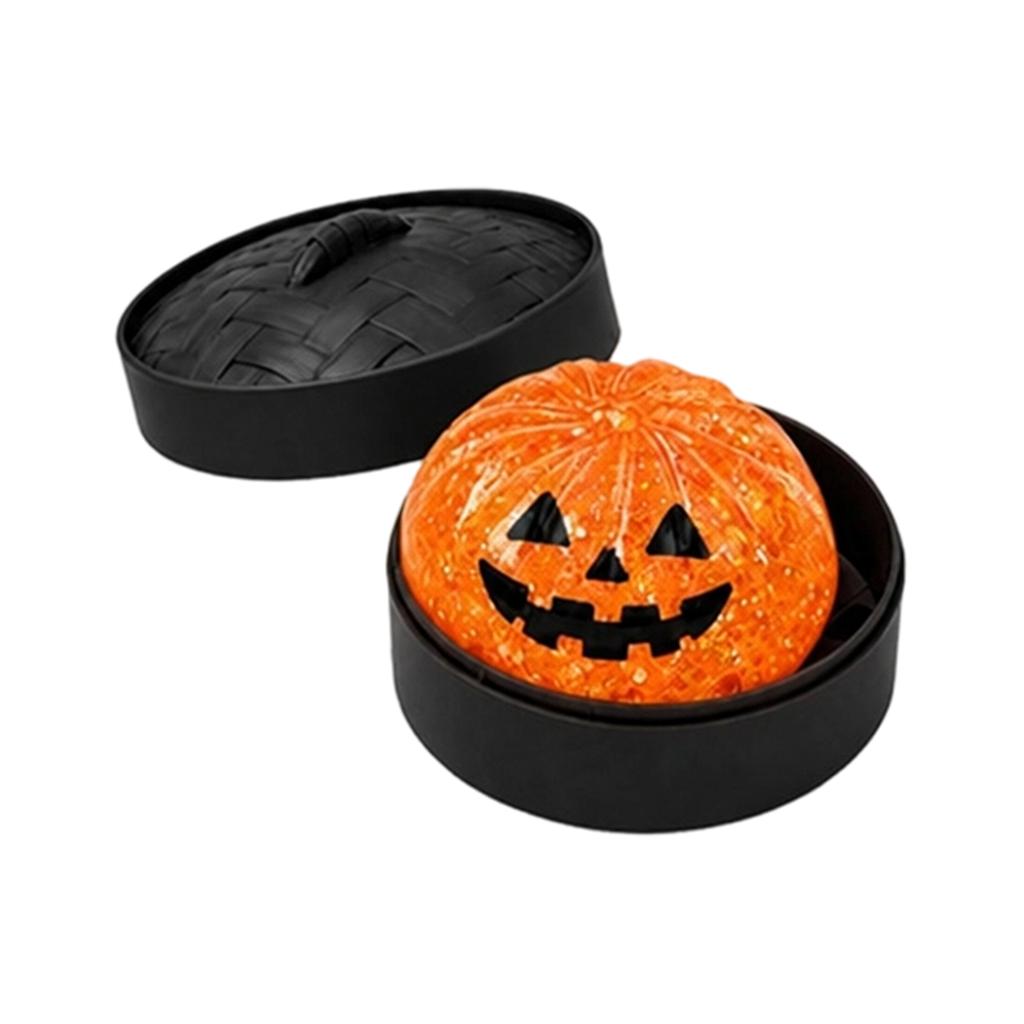 Halloween Bun Toy - 10cm Cute Steamed Bun Stress Toy with Steamer Basket for Party Favors and or