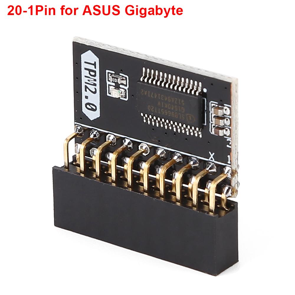 10-1PCS TPM 2.0 Encryption Security Module Board 4GB For ASUS ASRock MSI ASRock GIGABYTE LPC 14/18/20 Pin Motherboards Card