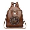 Schoolbag Backpack Premium Sense Hot Diamond Travel Backpack 1011 New Sheepskin Embroidered Jixiang Multifunctional School Bag Women