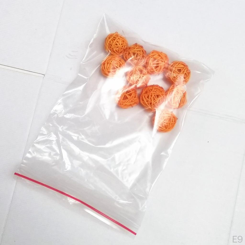 of 10 Pieces Large Wicker Rattan Balls - Decorative for Bowls, Vase Filler, Coffee Table