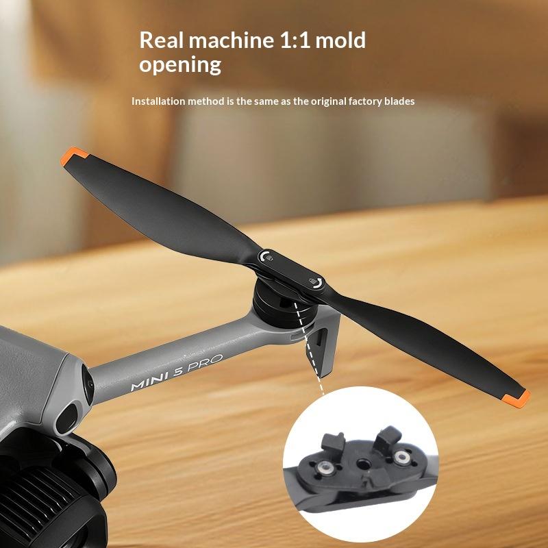 1/2 Pairs Original Propeller Blade For Mini 5 Pro Drone Replacement Quick Release Folding Wings Airfoil Blades Drone Accessories