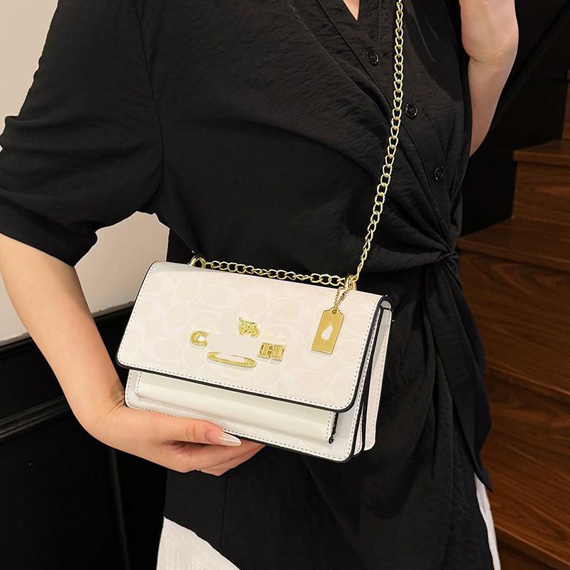 2025 Fashionable Crossbody Shoulder Bag: Versatile, Small Square Design with Letter Print for Women