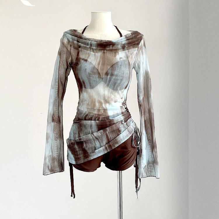 

Новый женский утягивающий купальник-бикини 2024 года – 3 предмета, подходит для студенток, закрывает живот и обеспечивает поддержку для маленькой груди, идеально подходит для летних курортов. XL хаки