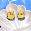 Delightful Cartoon Duck Brooch Colorful Gold Alloy Pin Perfect For Summer Accessories