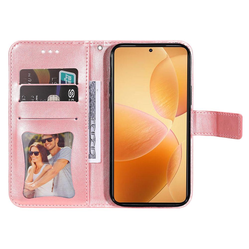

For Xiaomi 14T Pro Case Floral Pattern PU Leather Wallet Stand Phone Cover Green