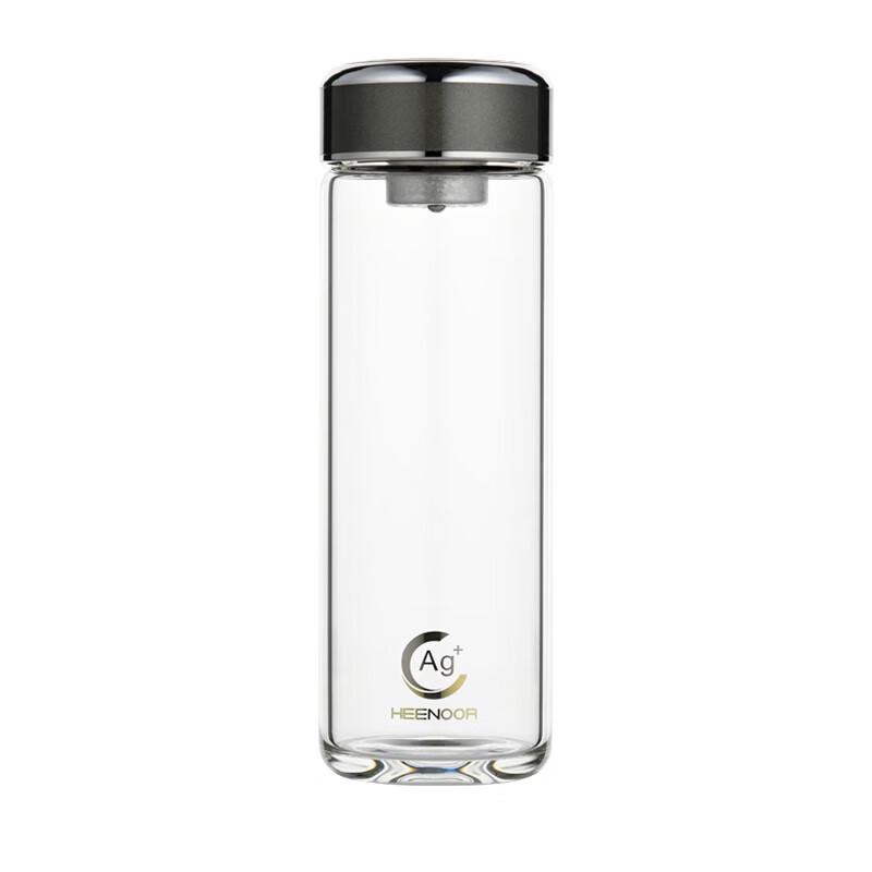 Xino XN-1912 Antibacterial Double-Layer Glass Tea Bottle