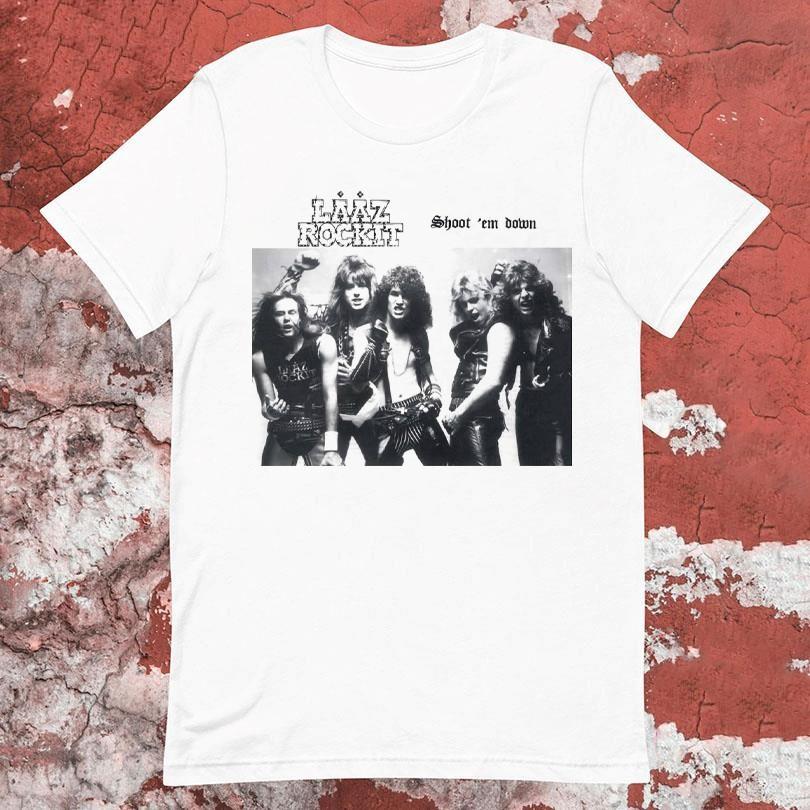 Gildan Shirts Laaz Rockit Shoot  Em Down Unisex S to 5XL LO269 Unisex T-Shirt XL