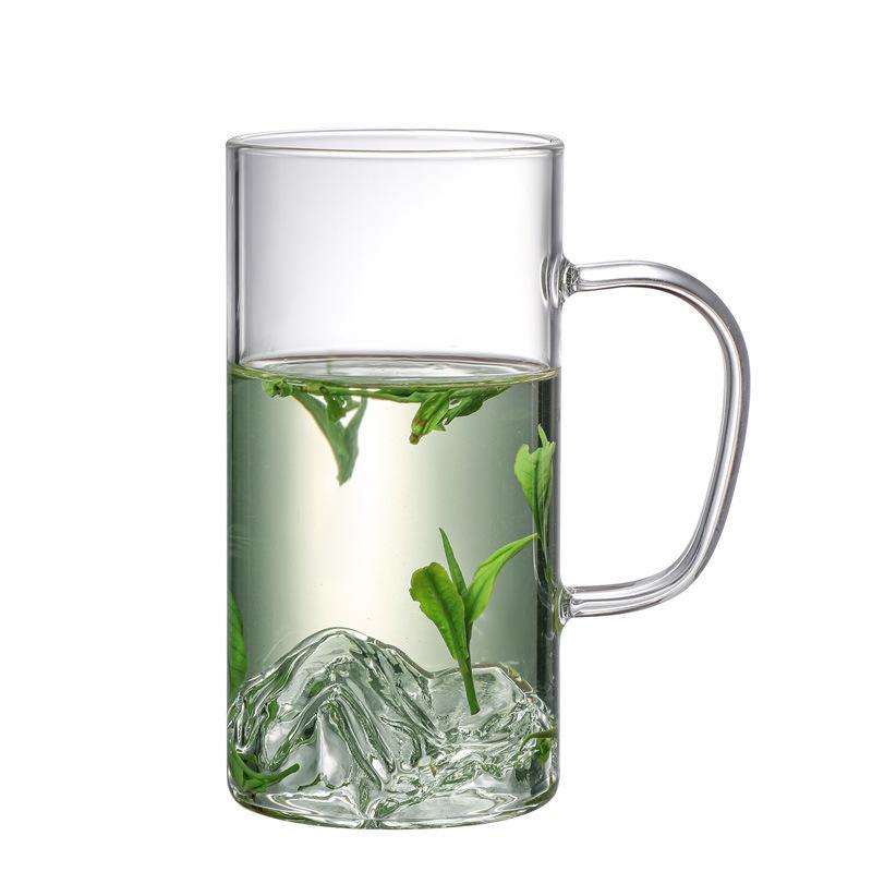Transparent Glass Guanshan Cup Tea Separation Tea Cup Thickened Household High Temperature Resistant Tea Cup Tea Set