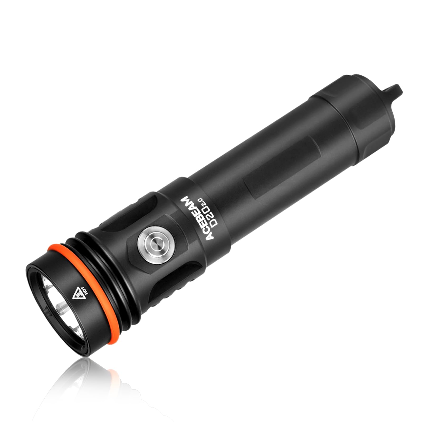 

ACEBEAM D20 Diving Underwater and Amphibious LED Diving Depth Beam Distance 2200lm Narrow Powerful Spotlight for Pinpoint Professional Diver IP68