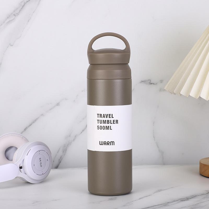 Edelstahl Vakuumbecher Student Outdoor Tragbar Element Tasse Herren und Damen Tragbarer Kaffeebecher