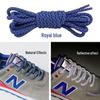 17 Reflective Round Fluorescent Shoelaces for Casual Basketball Shoes