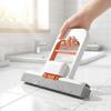 Handheld Desktop Cleaning Mop, No Hand Wash Required. 15x14cm, with Refillable Pads, Quick Dry, Portable