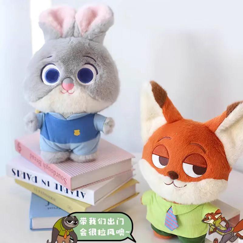 Rozkošná plyšová klíčenka Disney Zootopia Judy Hopps a Nick Wilde pro fanoušky