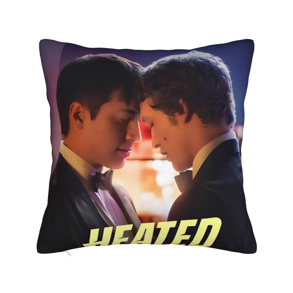 Heated Rivalry 21 Square Pillow Covers Polyester Car Cushion Case Cool Decor Pillowcase 45*45