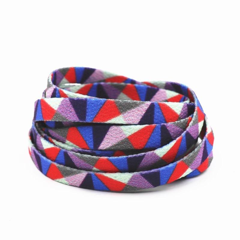 Flat Candy Color Gradient Shoe Laces Party Camping Boots Shoelace Canvas Strings Length 50Cm 80Cm 100Cm 120Cm Shoes Woman Men