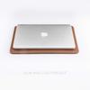 Comfyable Slim Laptop Sleeve for 15" MacBook Air (M4 2025, A3241, M3 2024, A3114 & M2 2023, A2941), Faux Leather Protective Case, Brown