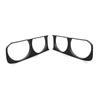 Matte Black Headlight Headlamp Bezel Frame Trim For Dodge Challenger 2008-2014