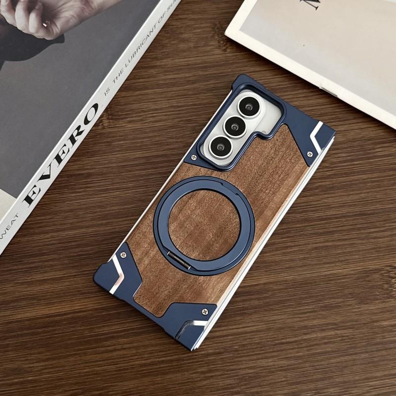 Phone Case Galaxy Z Fold8 Ultra Fold7 Metal Magnetic Stand Anti-Scratch Shockproof Heat Dissipation