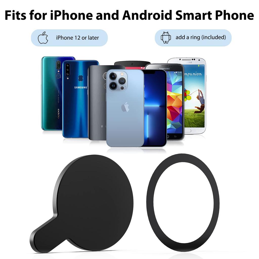 for DJI OM 6 Magsafe Adapter Clamp, Compatible with Gimbal Stabilizer DJI Osmo Mobile 6, Also fits for DJI OM 5 4 SE