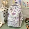 New Sweet Girl Backpack Waterproof Primary School Junior High School Student Schoolbag Printed Bamboo Literary Chinese Style Backpack