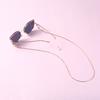 Women Simple Nonslip Gold Color Alloy Eyeglass Chain for Glasses Accessories