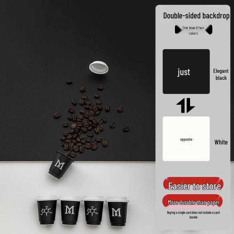 Solid Color Photography Backdrop - PVC Film for Cosmetics, Still Life, Cakes, and Food Photography Props