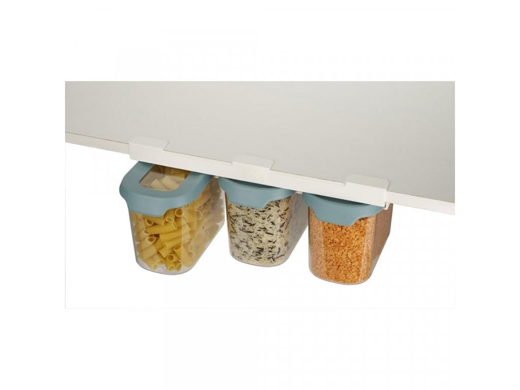 Joseph Joseph Storage Container Canister Set Dark Opal 81112 [Genuine Product] Under-Cabinet 1.3L 3-Piece (Cupboard Store)