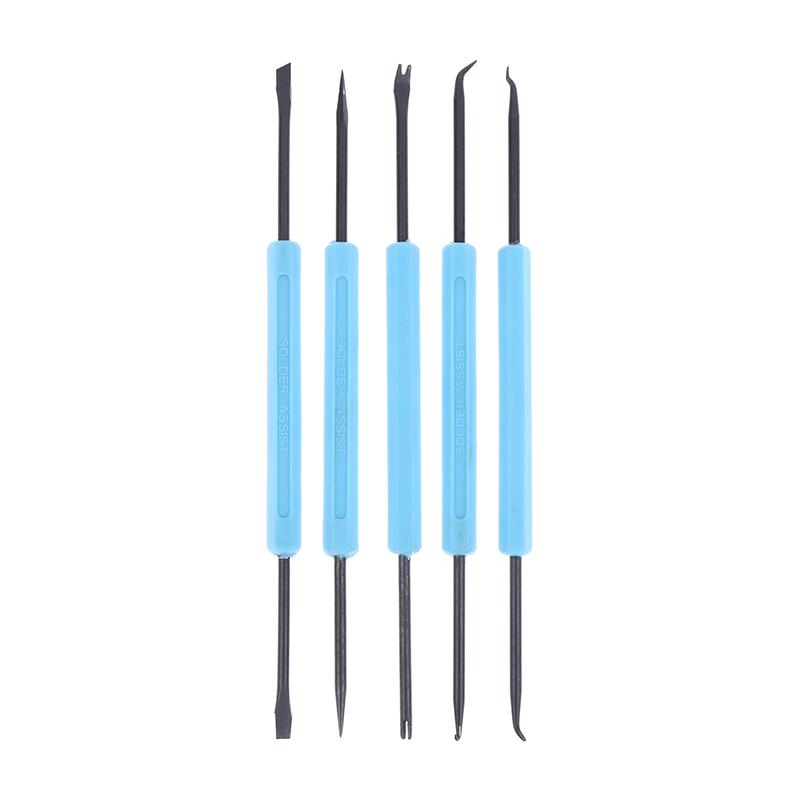 6Pcs PCB Circuit Board Repair Tool Set - Desoldering Soldering Aid Tools, Electronic Cleaning Soldering Accessories for Repairs