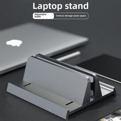 Dizüstü Bilgisayar, Tablet ve Telefon Depolama için 3'ü 1 arada Alüminyum Dikey Stand