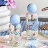 Kawaii Glass Water Bottle For Girls Woman Transparent Glass Cup For Hot and Cold Beverages Heat-resistant Glassware Drinkware