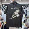 Weezer Raditude Hund T-Shirt Schwarz Grafik Kurzarm Unisex T-Shirt S5XL