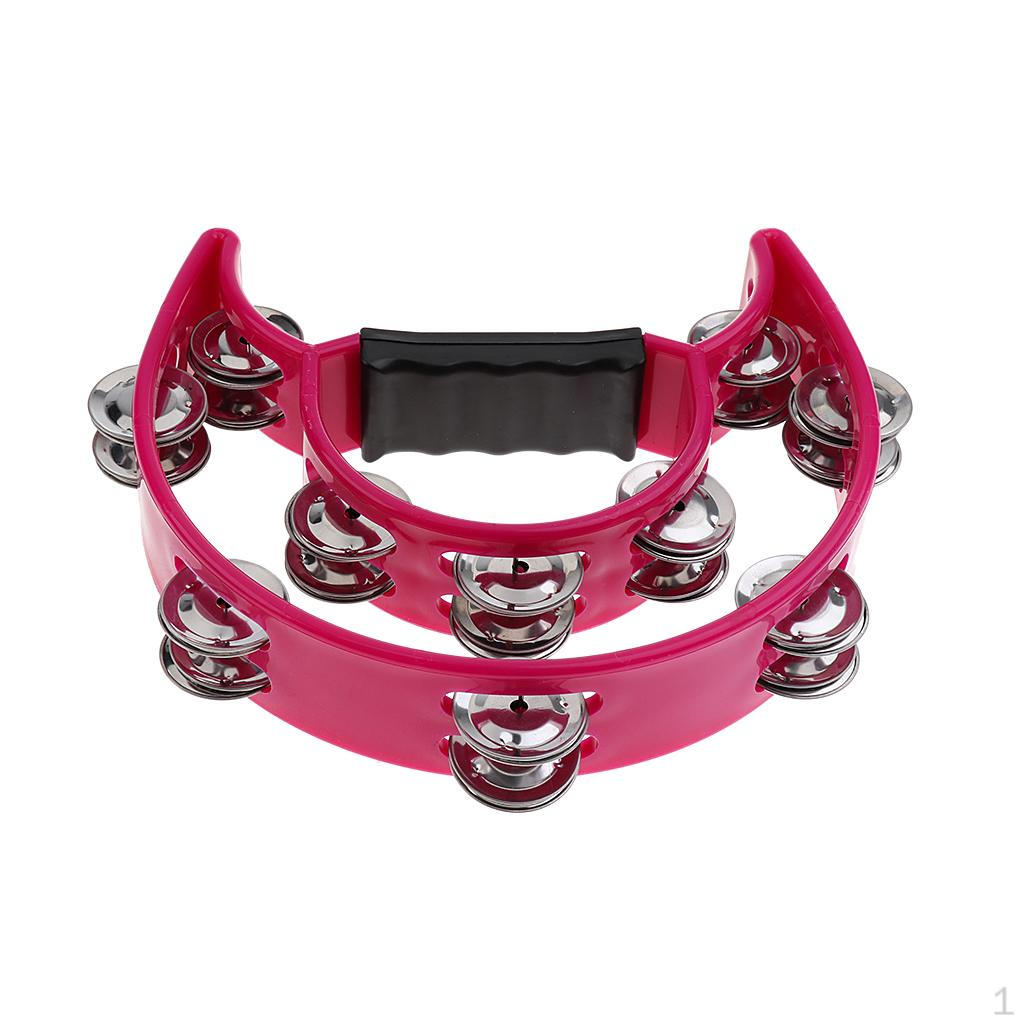 7 Rattle Musical Tambourine Handbell Shaker Drum Accs Parts