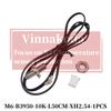 B3950 10K 50K 100K 1% NTC thermistor waterproof temperature sensor M6 threaded stainless steel  L500MM