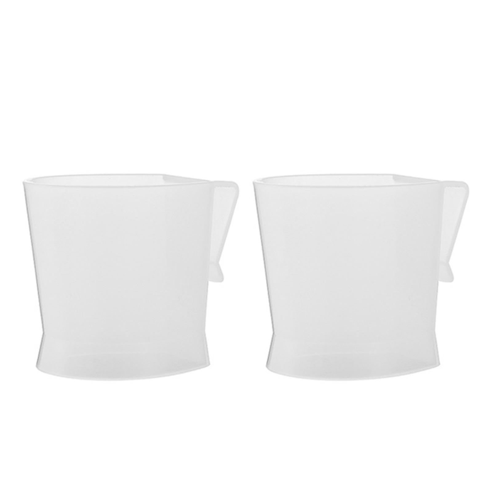 

2 шт. Элегантные прозрачные органайзеры для дверцы холодильника, подвесная стойка, аксессуар для йогуртов, перевернутого хранения и мелких предметов