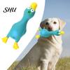 Pet Toy Chicken Shape Latex Dog with Sound Boredom Relief Teeth Cleaning for Throwing Molar Bite-Resistant Funny Squeaky Chew Cute