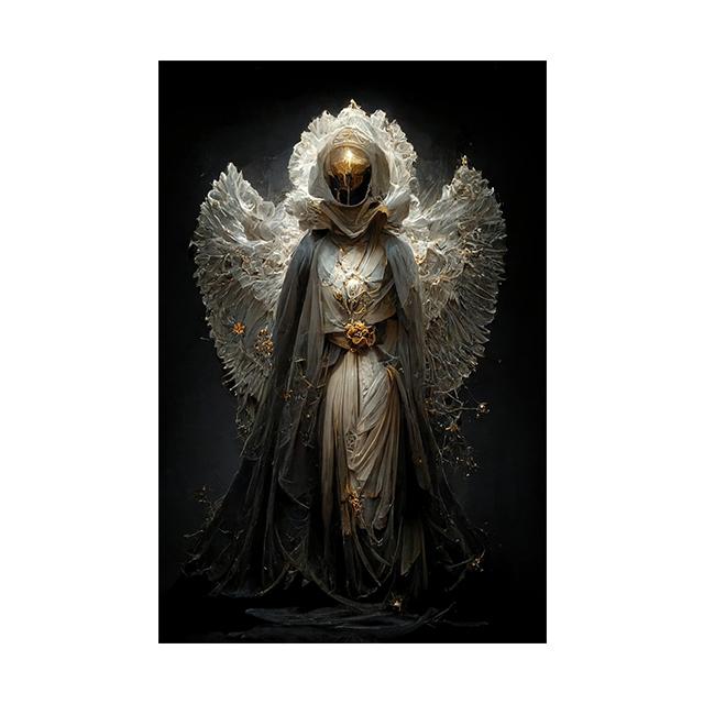Raven Queen Sacral Redemption Posters and Prints Wall Art Pictures Flower People Canvas Painting Living Room Home Decor Cuadros