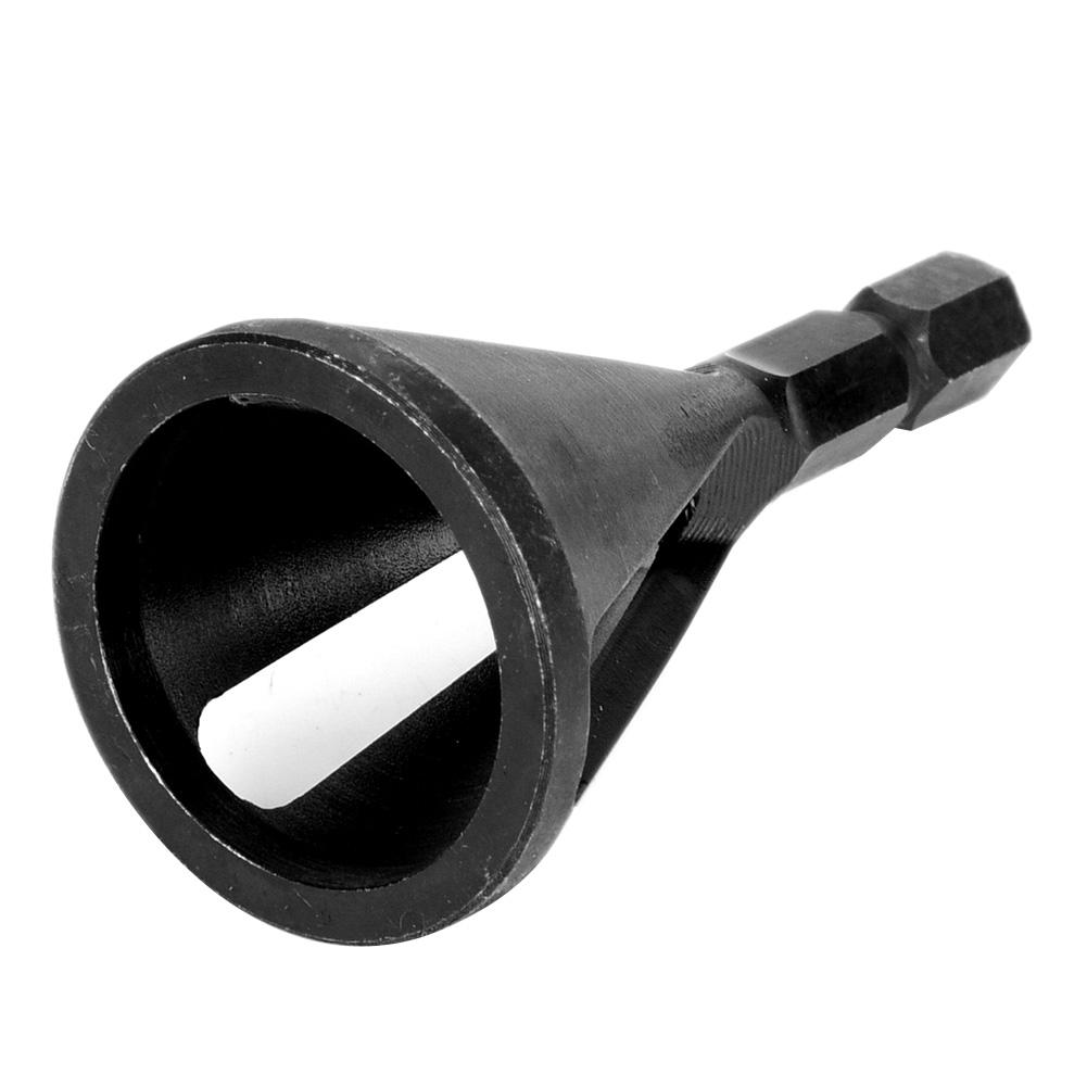 Black Stainless Steel Deburring External Chamfer Tool Bit Remove Burr Repair Tool